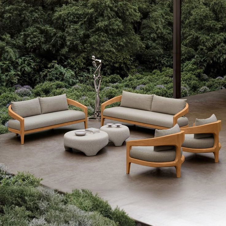 Teak Sofa: Luxury Comfort for Your Outdoor Space